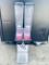 Server two chamber line dry foods dispenser stand 