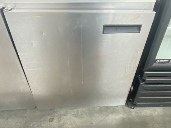 Edonis stainless steel under counter refrigerator with epoxy coated adjustable shelf Tested and work