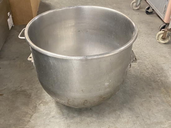 80 quart stainless steel dough, mixer bowl
