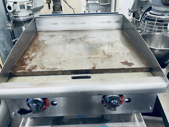 Star 24 inch Counter Top gas fired Flat Grill thermostatically controlled 