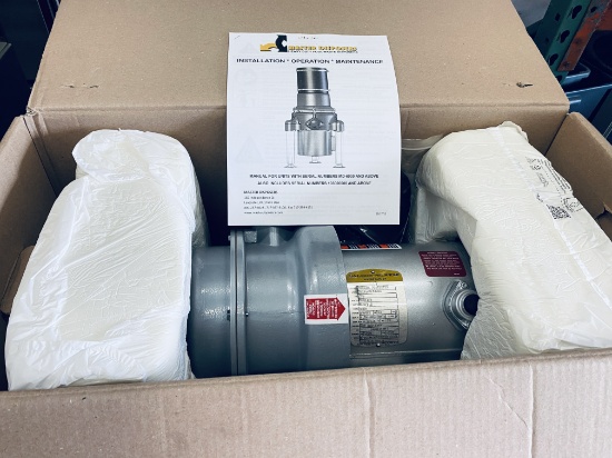 Brand New in box Master Disposers F34-L-BASIC 6 3/8" Dia. Cast Iron Housing Throat Opening "F" Serie