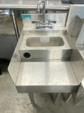 Supreme metal stainless steel bar wash sink with blender station