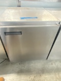 Edonis stainless steel under counter refrigerator with epoxy coated adjustable shelf Tested and work