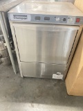 Champion UH130B High Temperature Undercounter Rack Dishwasher w/ 25 Racks/hr, Built-in Booster, 208v