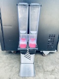 Server two chamber line dry foods dispenser stand 
