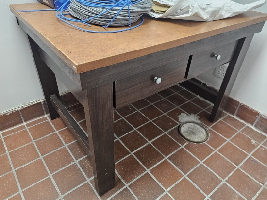 48" x 34" Wood Desk
