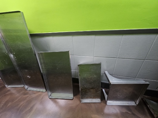 48", 30", 24" & 16" S/S Wall Mount Shelving Units