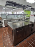 New, Never Used Continental SWF48N Two Door Undercounter Refrigerator with Double Overshelf and Glo-