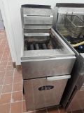 Elite Natural Gas Two Basket Fryolator