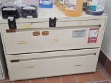 Two Drawer Locking Metal Filing Cabinet