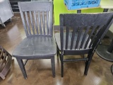 Ladder Back Solid Wood Commercial Chairs