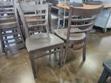Ladder Back Solid Wood Commercial Chairs