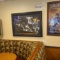 The Hustler - Paul Newman and Jackie Gleason - Framed Shadowbox Photos and pool stick - 36 x 48 in