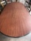 Large Wooden oval table - 96 in x 44 in