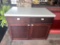 Wooden Side Stand with drawers and doors - 27 x 42 in