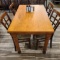 Rustic Butcher Block Table - No Chairs - 50 x 30 in