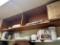 Large wooden shelf unit - 8 ft long