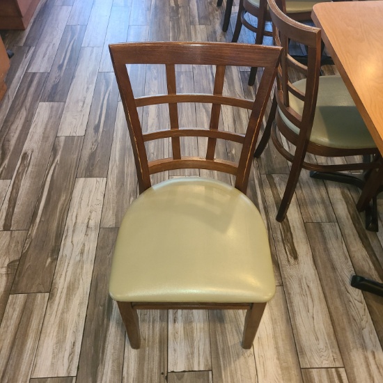 Solid Wood Chairs with Cushion