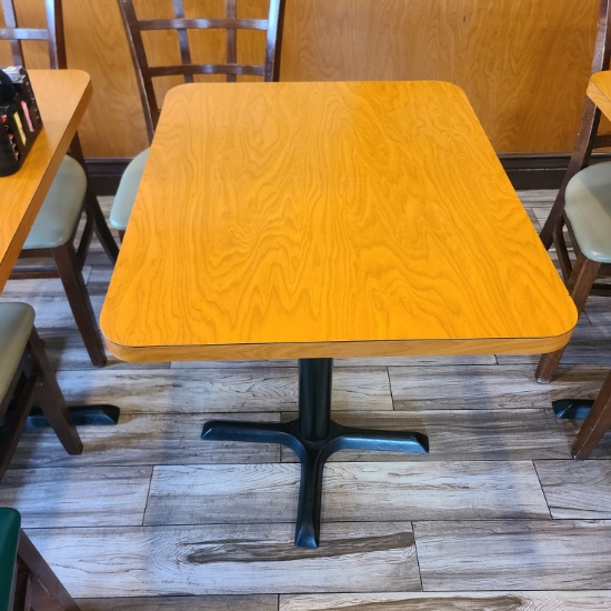 30 x 48 in Table with Metal bases