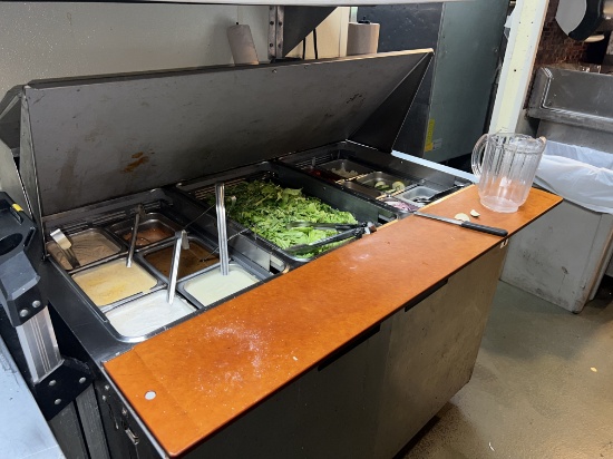 48 in Prep table by Welbilt 4448N - 18M-ts10 Double Door