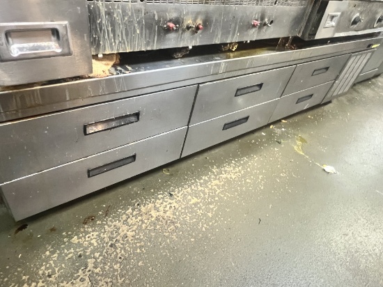 96 in Stainless Steel Chef table - no operating - self contained