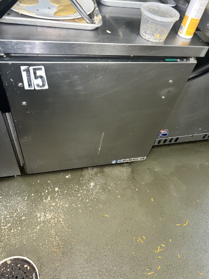 One Door Stainless steel cooler on casters - Beverage Air -WTR27AHC-SR