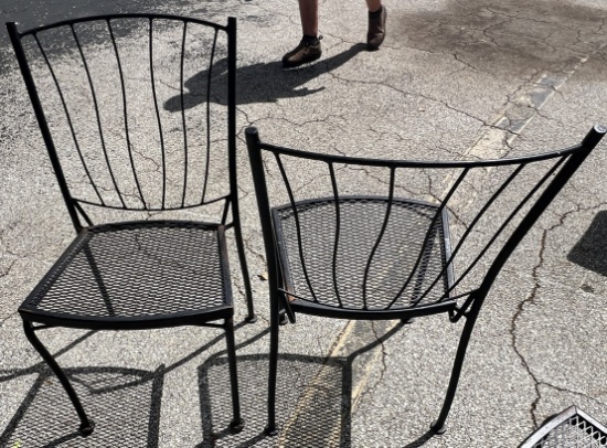 Stackable Metal Outdoor Chairs