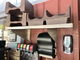 stainless steel overshelf -42 in
