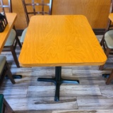 30 x 24 in Table with Metal bases