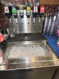 6 head Coke Dispenser with ice bin