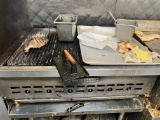 Baker's Pride 36 in Chargrill with stainless steel equipment
