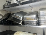 78 in Stainless steel overshelf - no contents