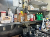 72 in stainless steel shelf - no contents