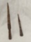 1,400 A.D. - Saxon Broadpoint Arrow Heads