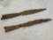 100 B.C. Northern Spain - Celtic (pole-shaft) Iron Spear Heads