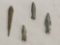 100 B.C. Belgium - Bronze Celtic Arrowheads