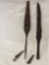 100 B.C. Helvetii - Iron Spear Heads with Spear Butts