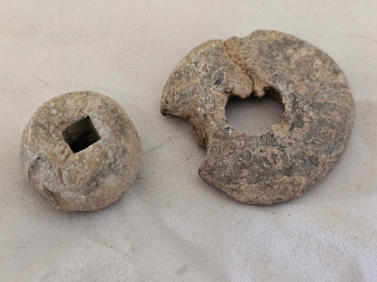 100 B.C.-100 A.D. - Roman Spindle Whorls