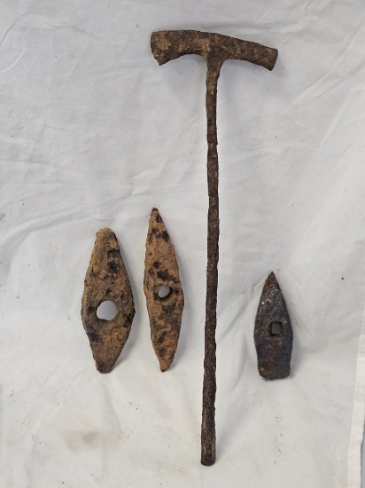 600-800 A.D. British (Anglo-Saxon) - Metal Smith Iron Tools