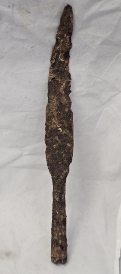 279 B.C. Balkans, Albania - Celtic Iron (shaft-hole) 16" Spear Head