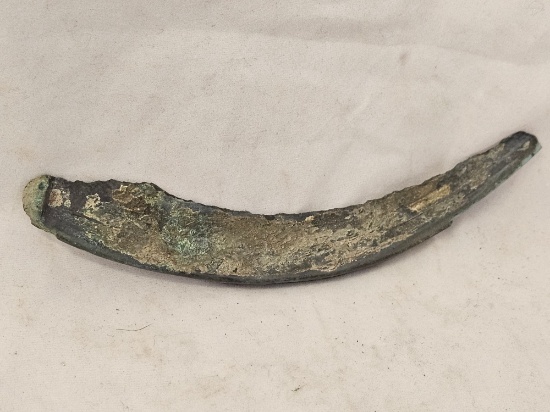500 B.C. Roman - Bronze Curved Knife Blade