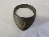 1,300 A.D. Europe - Mongolian Bronze Bow Thumb Guard