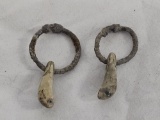 Hunter Gatherer Bone Earrings Found in France