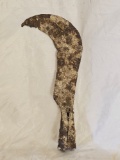 1,200 A.D. Frisia - Iron (pole-shaft) Sickle