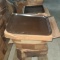 Plastic Lunch Tray, brown