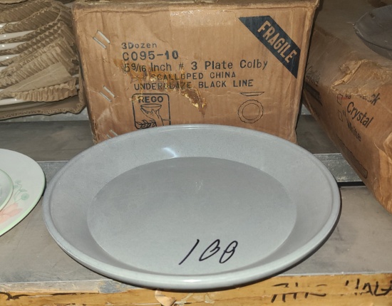 5 9/16 in Scalloped China Colby Plate -New