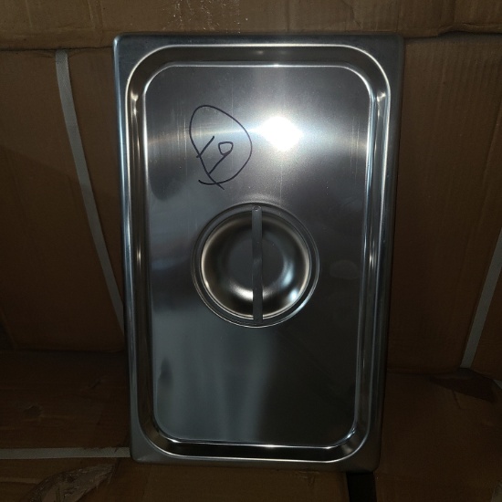 stainless steel insert lid with handle - new