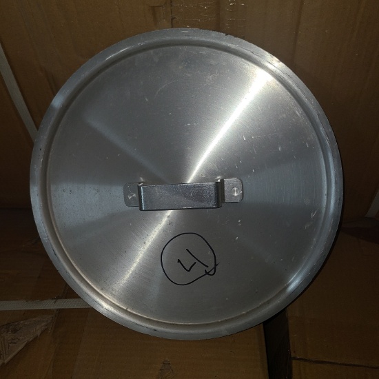 Stainless steel round lid with handle - new