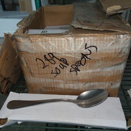 Sterlite Soup Spoons - new
