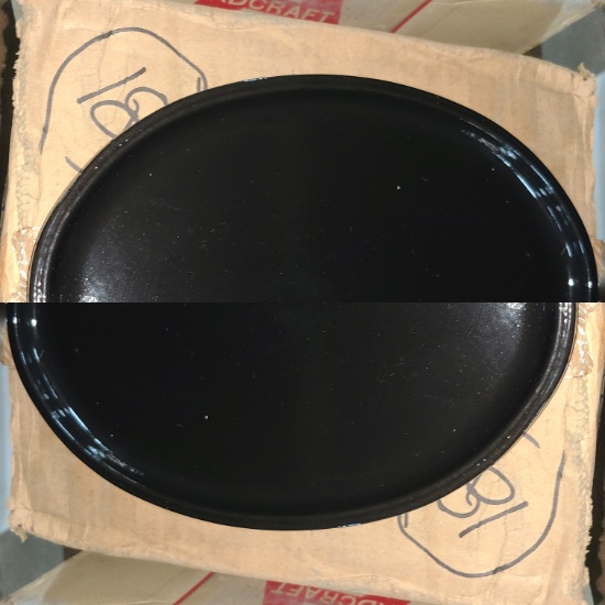 Steak Plate by Bon Chef, black